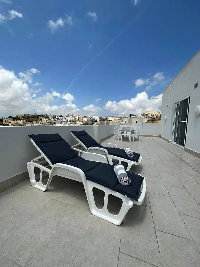 Lägenhet Korzo Suites Msida Luxury Penthouse With Pool